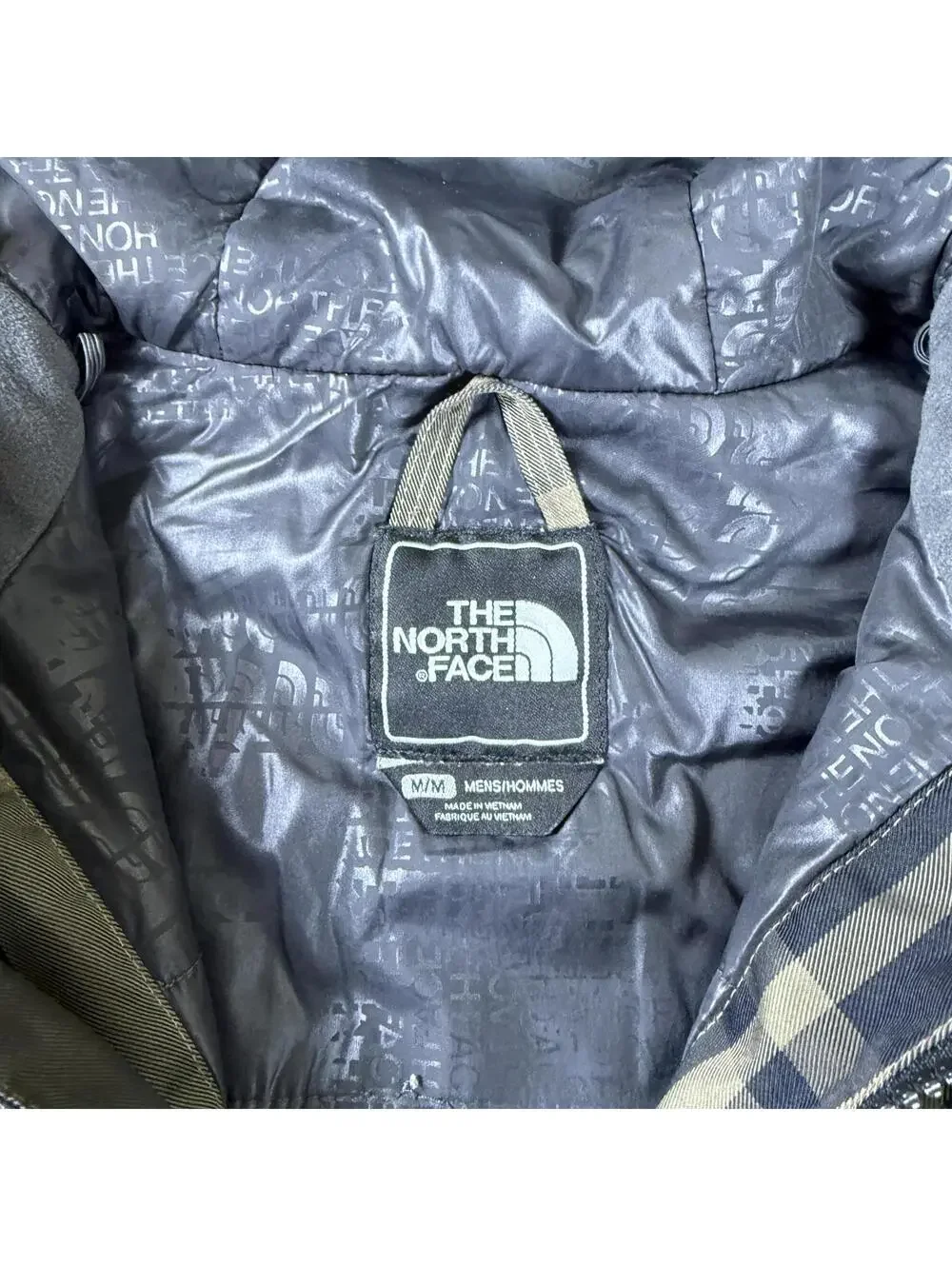 The North Face plaid tnf